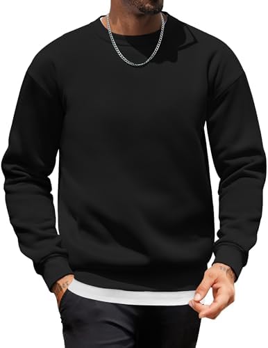 Champion Garment Dyed Crewneck Sweatshirt XL Black at Amazon Men's